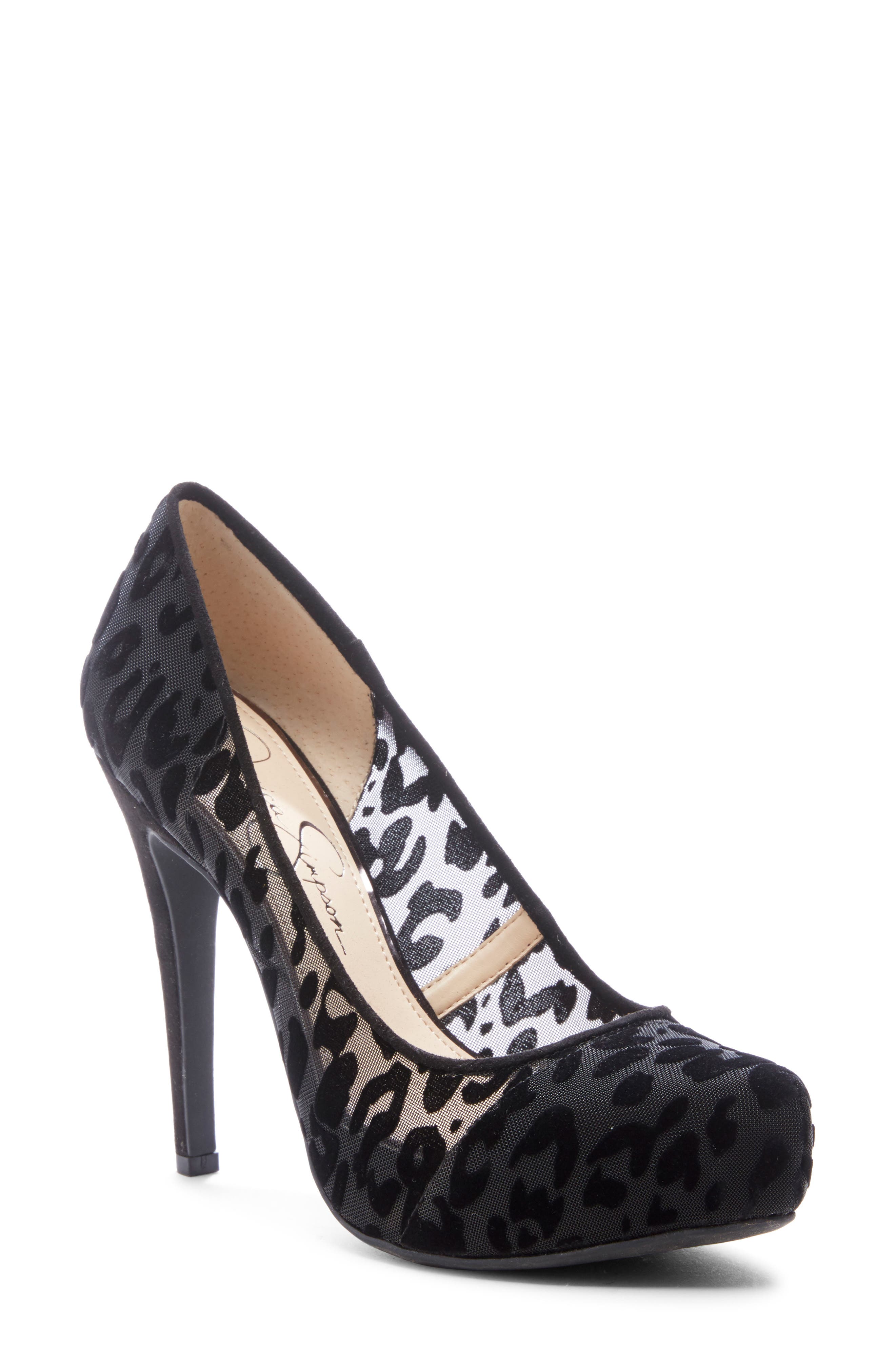 Parisah3 Lace Pump, Main, color, BLACK SUEDE