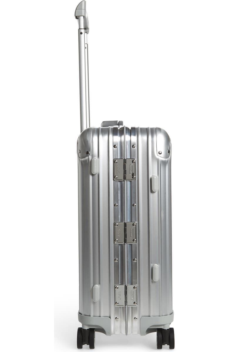 RIMOWA Topas 22-Inch Cabin Multiwheel<sup>®</sup> Aluminum Carry-On, Alternate, color,