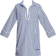 Lauren Ralph Lauren Stripe Wide Cuff Cover-Up Shift
