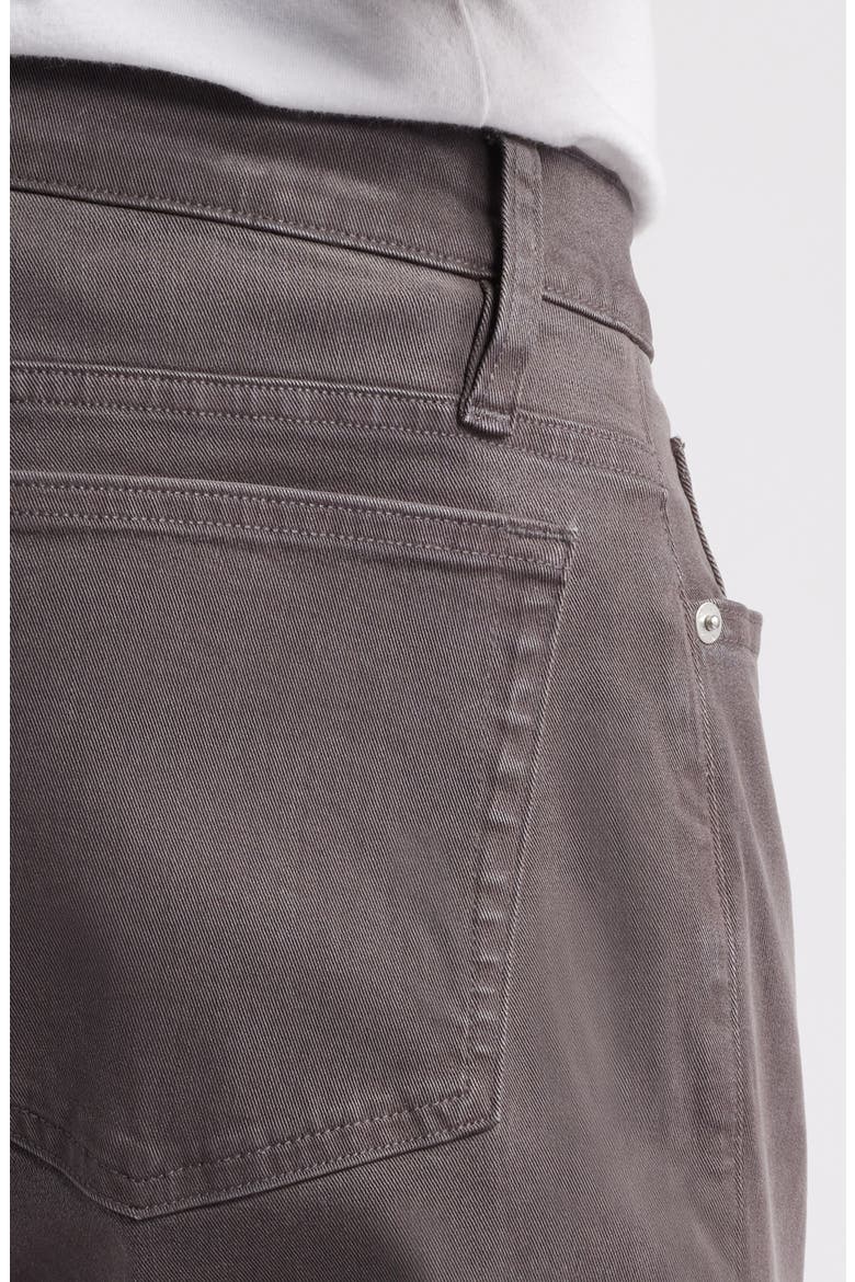 L'Homme Slim Fit Five-Pocket Twill Pants, Alternate, color, SLATE GRAY