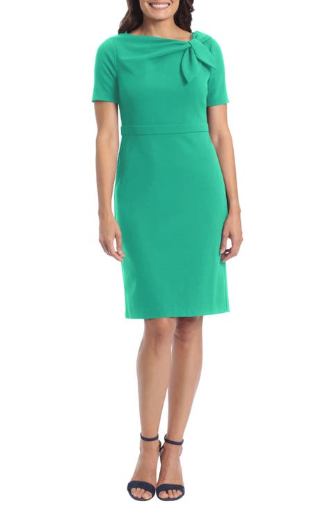 Side Tie Sheath Dress