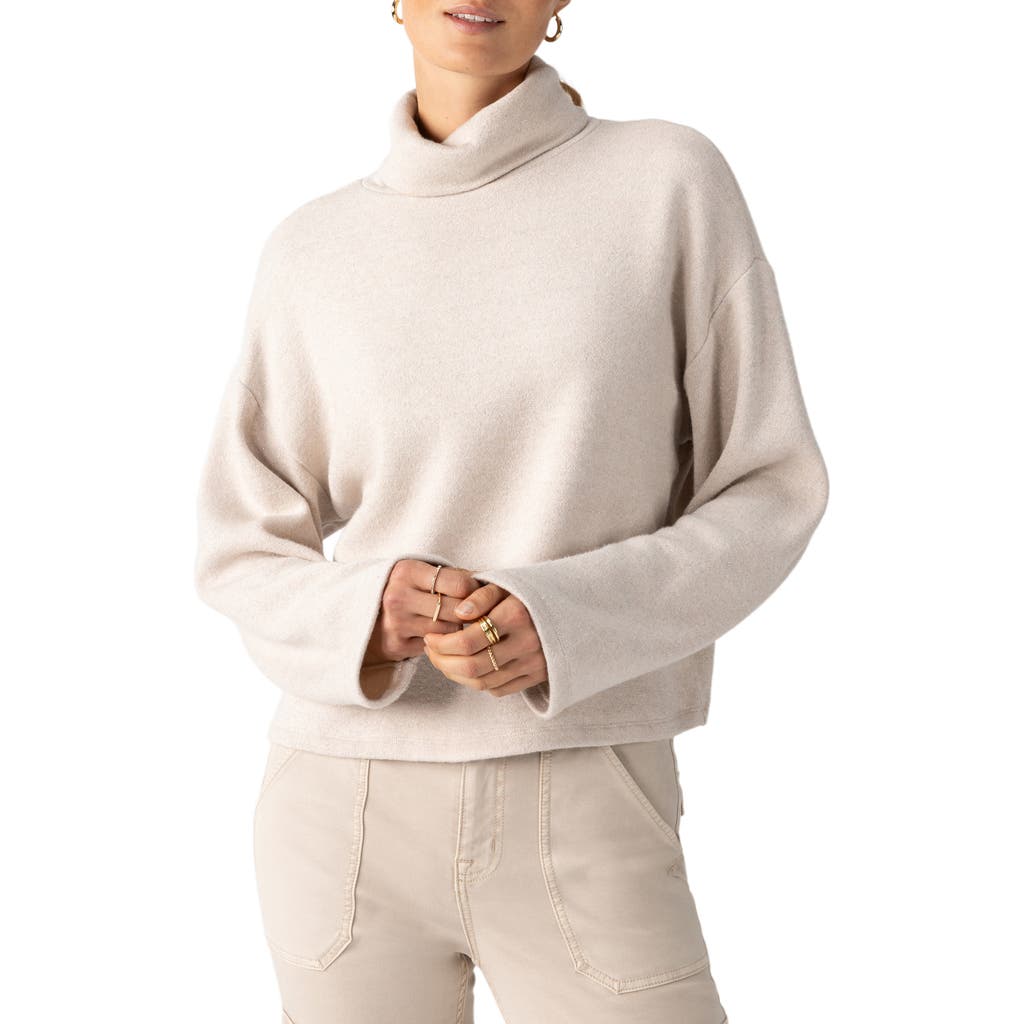 Sanctuary Cozy Metallic Turtleneck Sweater