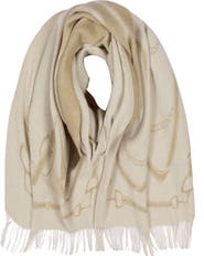Lauren Ralph Lauren Belting Wool Blend Blanket Wrap