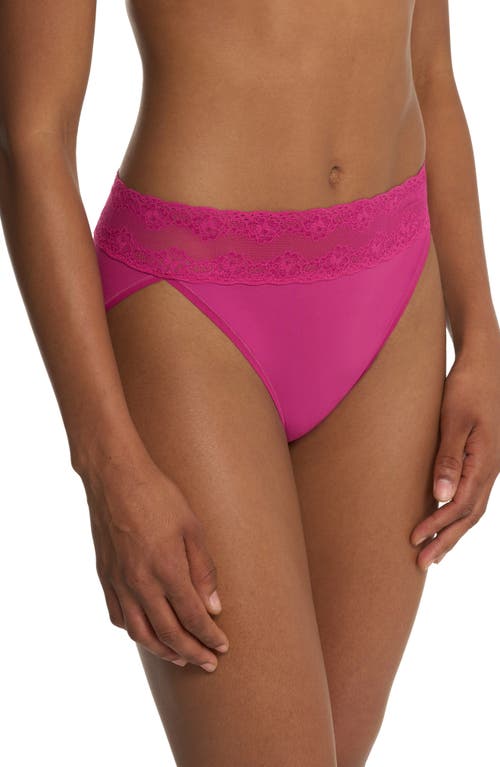 Natori Bliss Perfection One Size French Cut Briefs In Pink