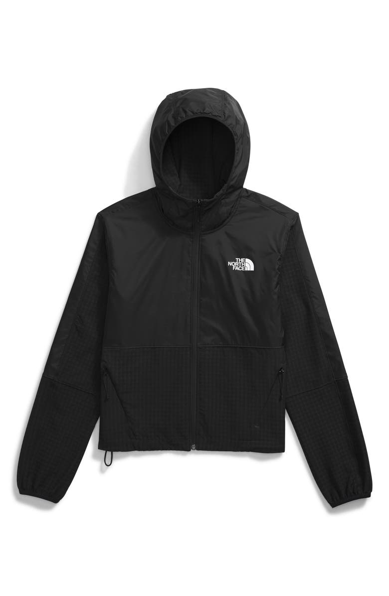 The North Face Tekware<sup>™</sup> Grid Hybrid Full-Zip Hooded Jacket, Alternate, color, 