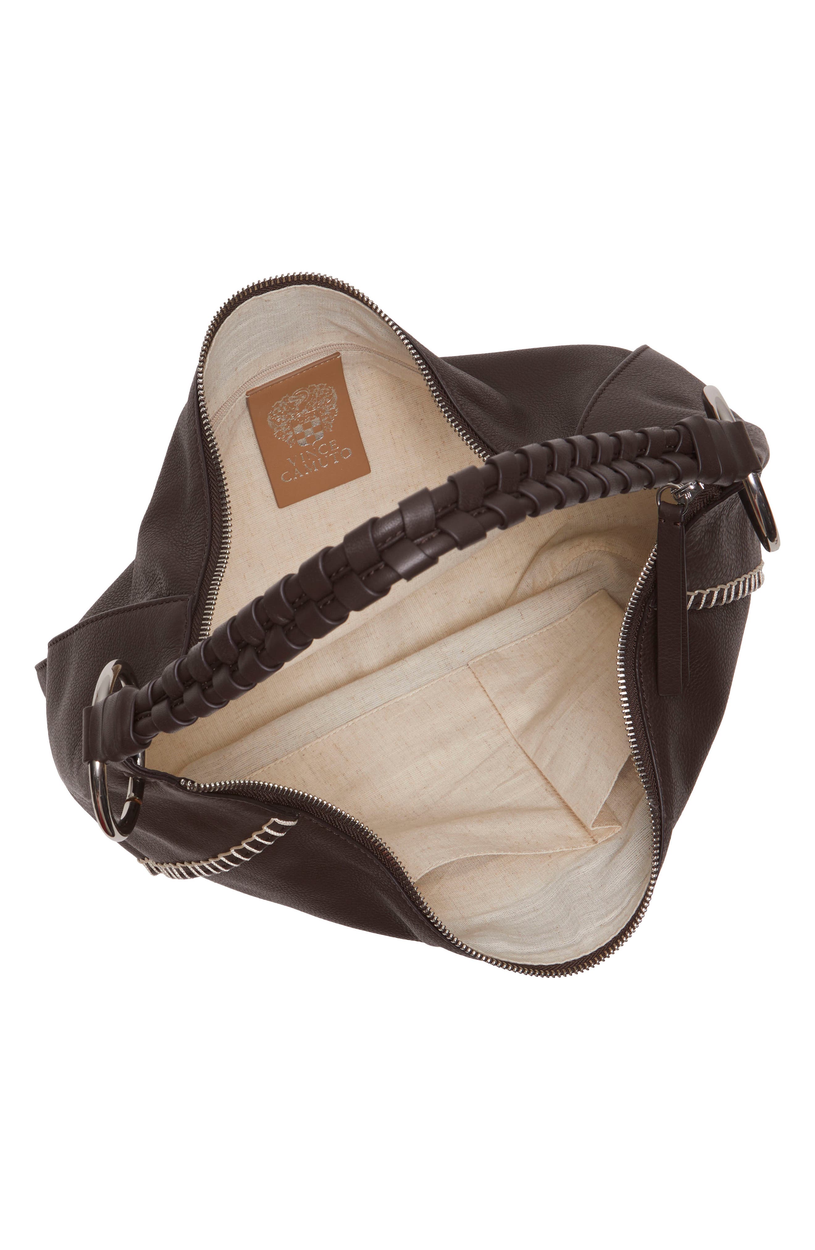 Vince Camuto Billu Leather Shoulder Bag, Alternate, color, 