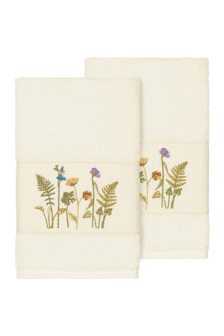 Serenity Embellished Hand Towel - Set of 2 - Cream, Main, color, CREAM
