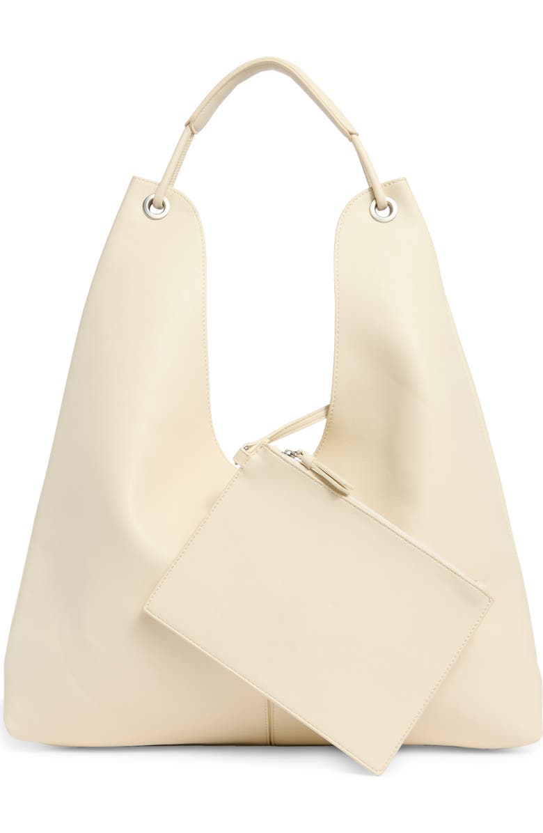 BCBG Soft Slouchy Hobo Bag, Alternate, color, Cloud