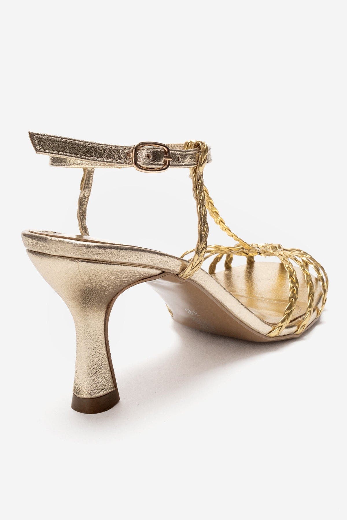 Gerald Woven Strap Stiletto Pump, Alternate, color, Gold