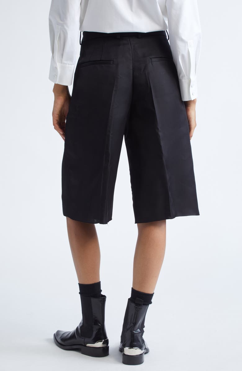 Jil Sander Straight Leg Shorts, Alternate, color, Black