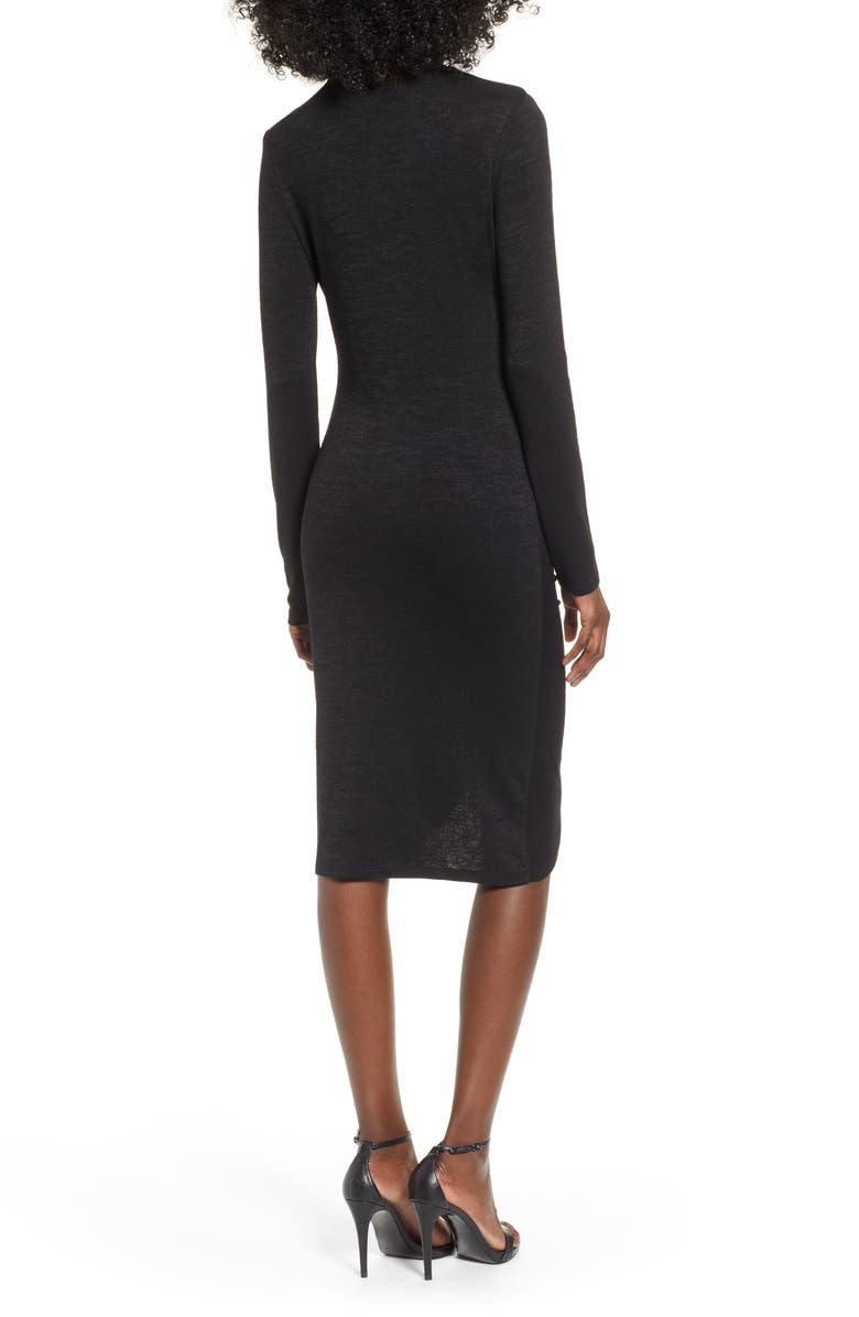 Leith Ruched Front Dress, Alternate, color, 