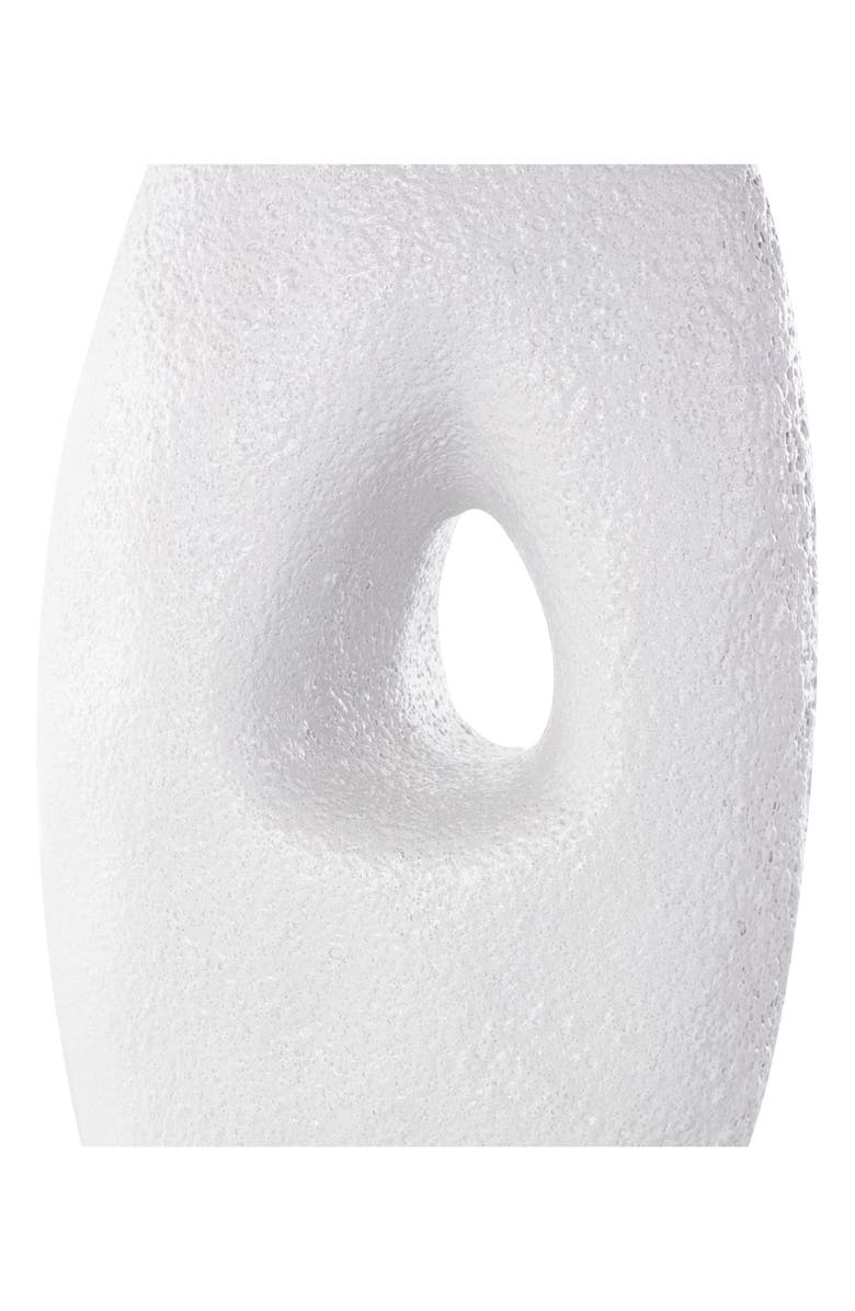 GINGER BIRCH STUDIO White Ceramic Vase, Alternate, color, White