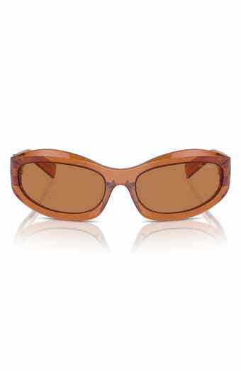 Miu Miu 61mm Oval Sunglasses