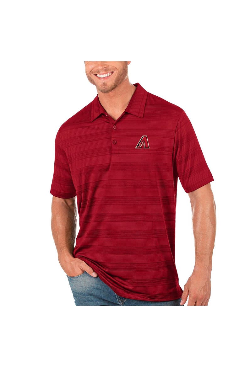 Men's Antigua Red Arizona Diamondbacks Compass Polo, Main, color, Red