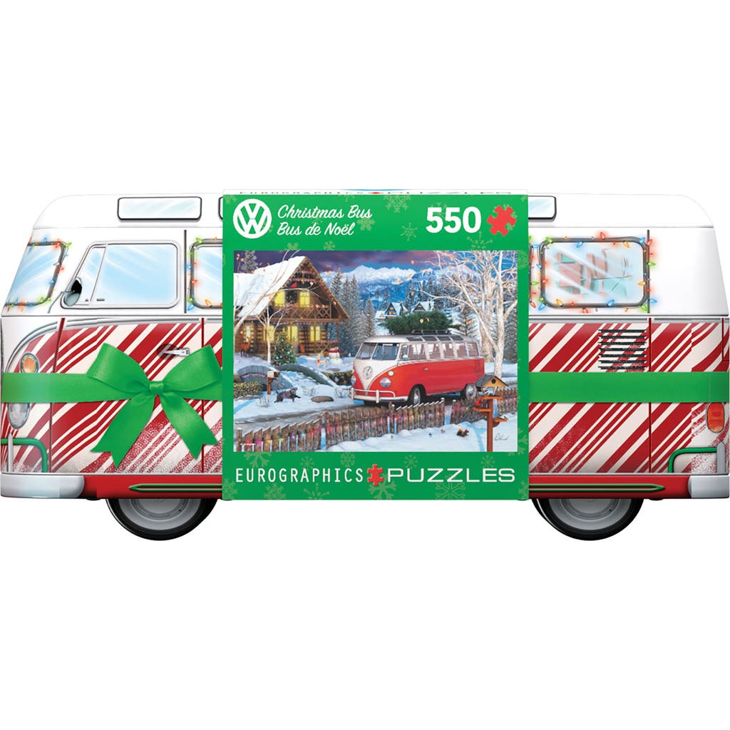 Eurographics Puzzle Tin Christmas Bus 550 Piece in Multicolored  product