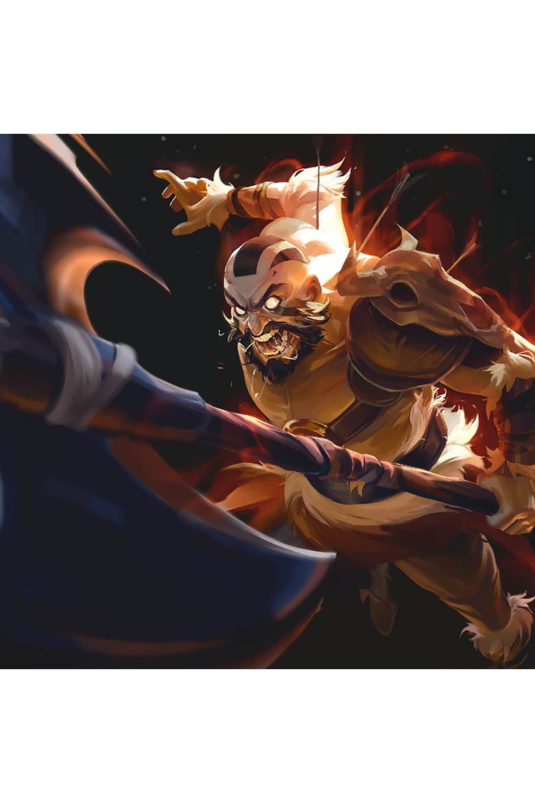 Critical Role Heroes Of Exandria Grog Strongjaw Playmat 24 X 14", Alternate, color, Multicolored