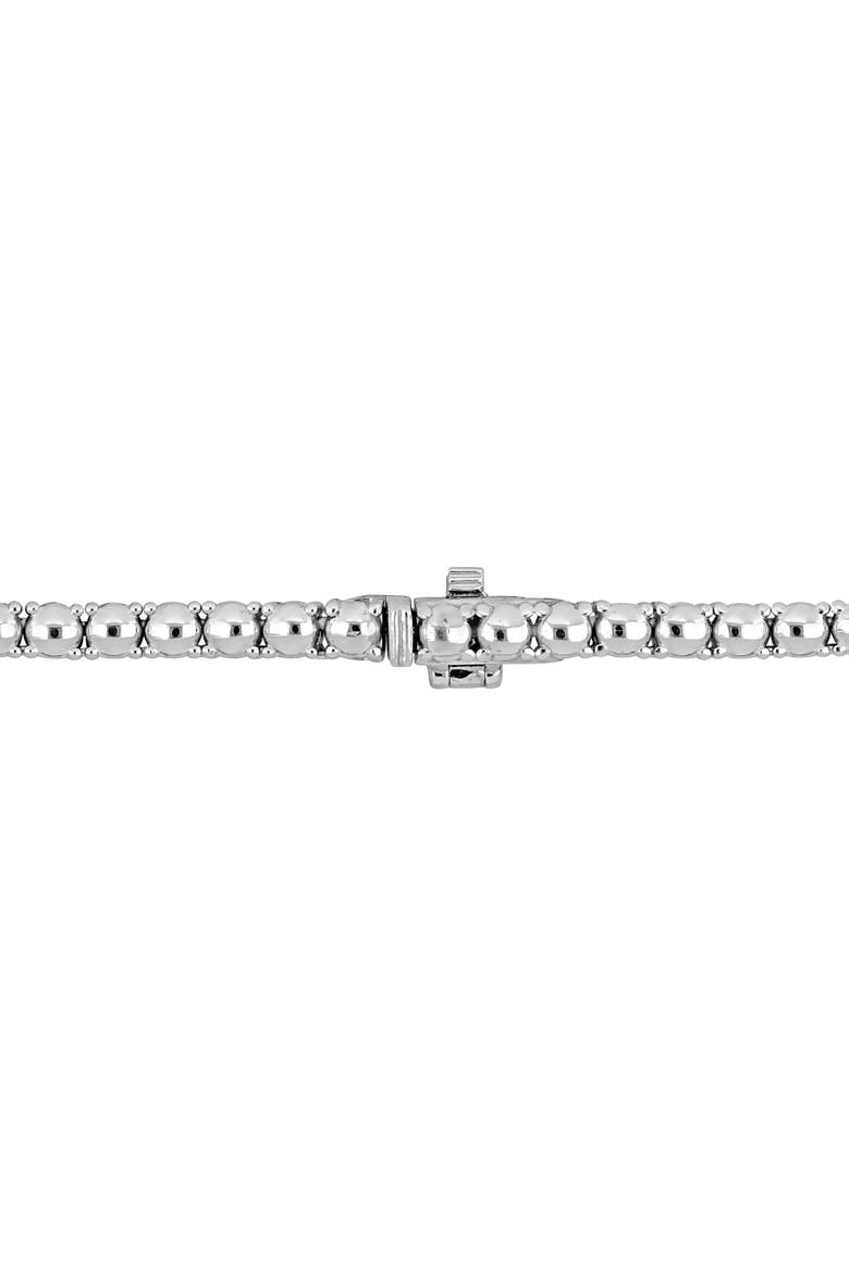 8 7/8ct. t.w. Lab-Grown Diamond Double Strand Necklace 14k, Alternate, color, White Gold
