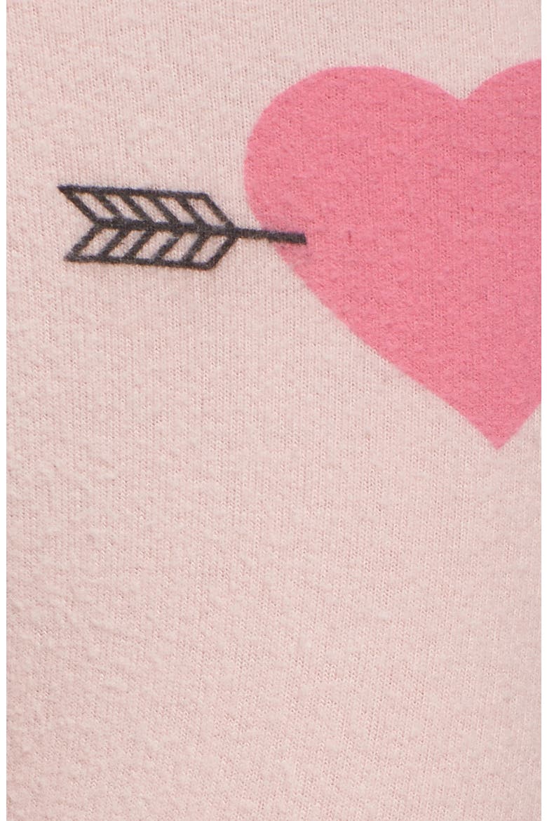 Heart & Arrow Sweatpants, Alternate, color, LIGHT ROSE