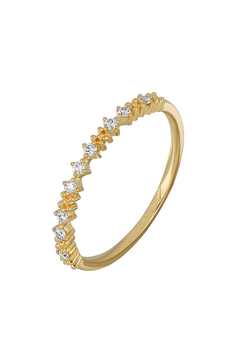 Bony Levy Mykonos 18K Yellow Gold Diamond Stackable Ring, Main, color, 18K Yellow Gold
