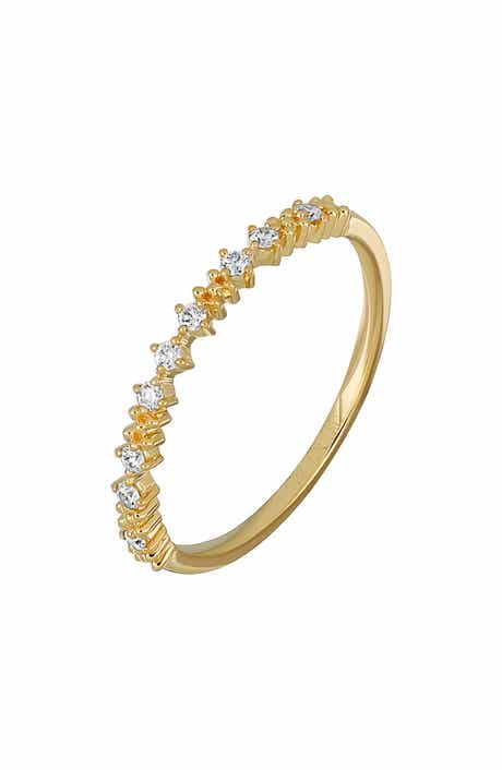 Bony Levy Mykonos 18K Yellow Gold Diamond Stackable Ring