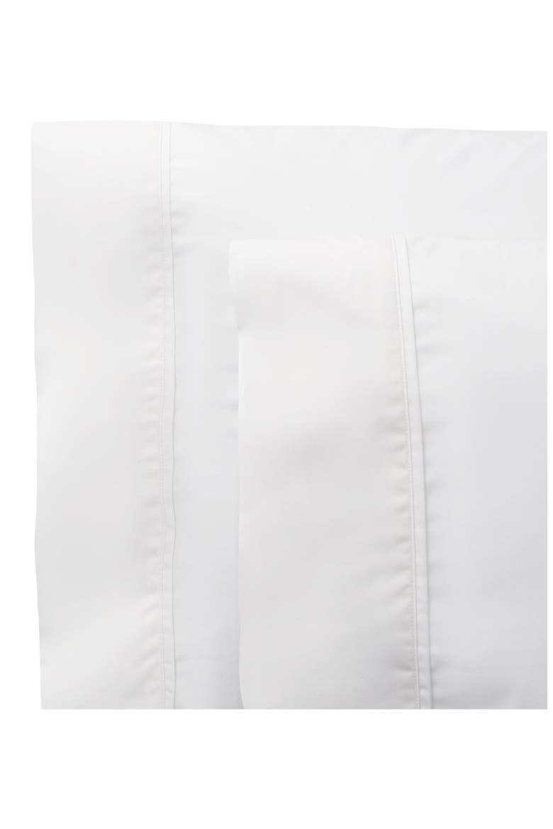 Set of 2 624 Thread Count Organic Cotton Percale Pillowcases, Alternate, color, TUXEDO WHITE