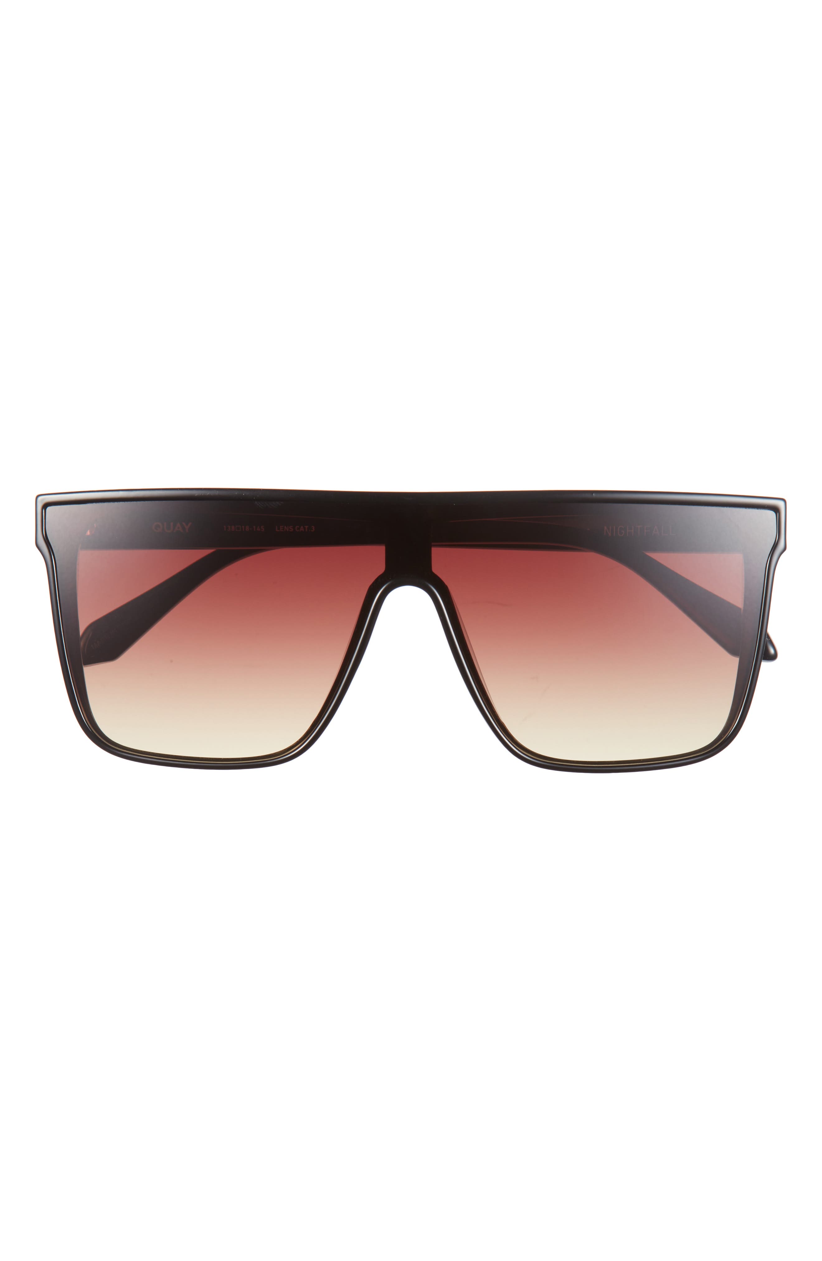 QUAY Nightfall Medium 138mm Shield Sunglasses
