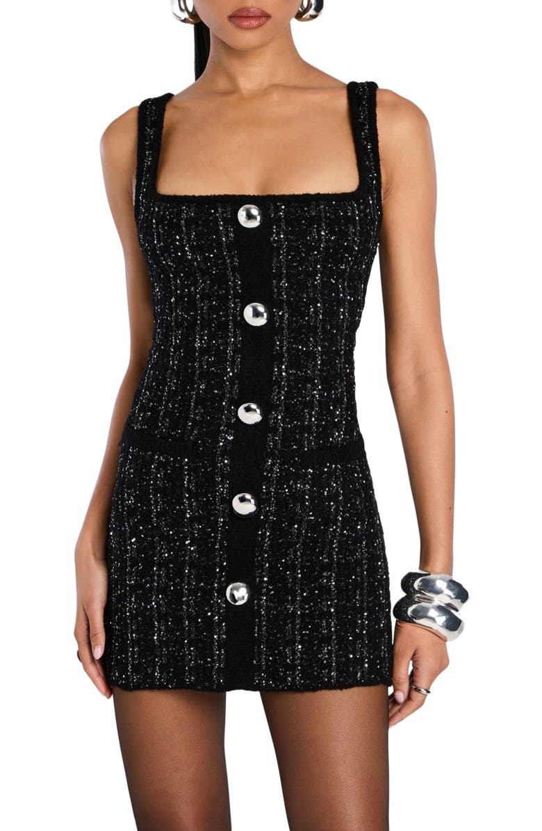 Retrofête Amanda Tweed Dress, Alternate, color, 