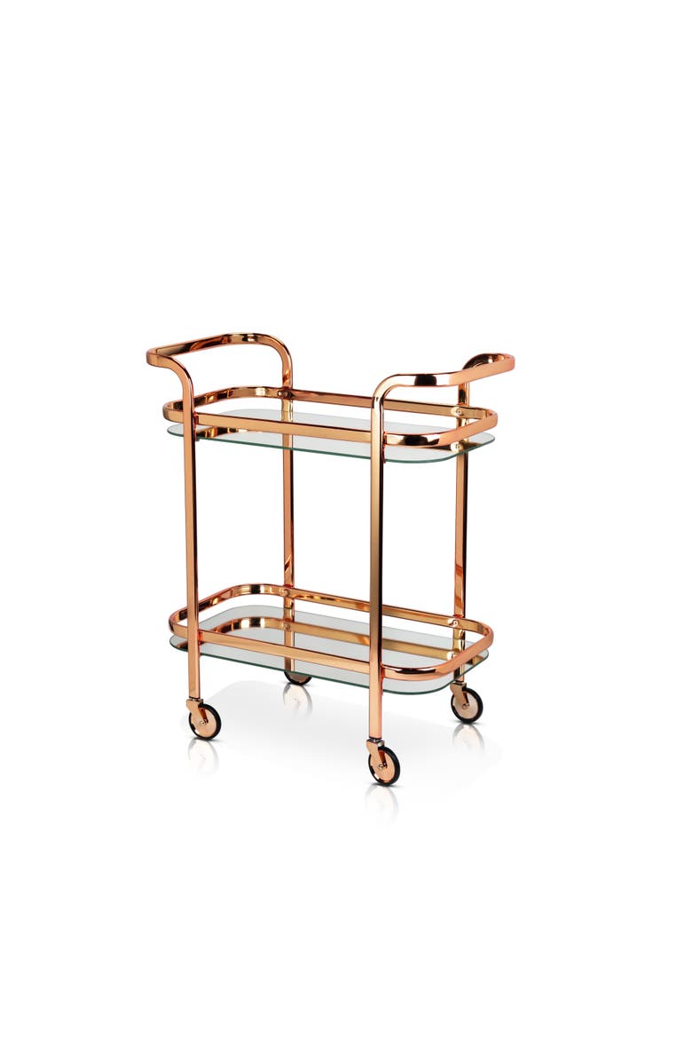 Viski Belmont Bar Cart, Main, color, Gold