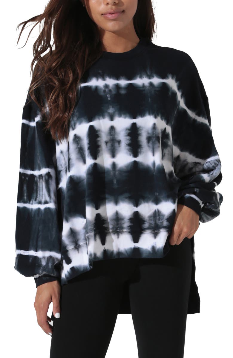 Electric & Rose ELECTRIC AND ROSE Neil Tie Dye Sweatshirt, Main, color, 