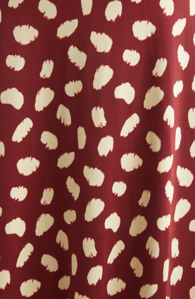 Johanna Ortiz Horizonte Mistico Reversible Print Jersey Maxi Dress, Alternate, color, Cherry / Ecru