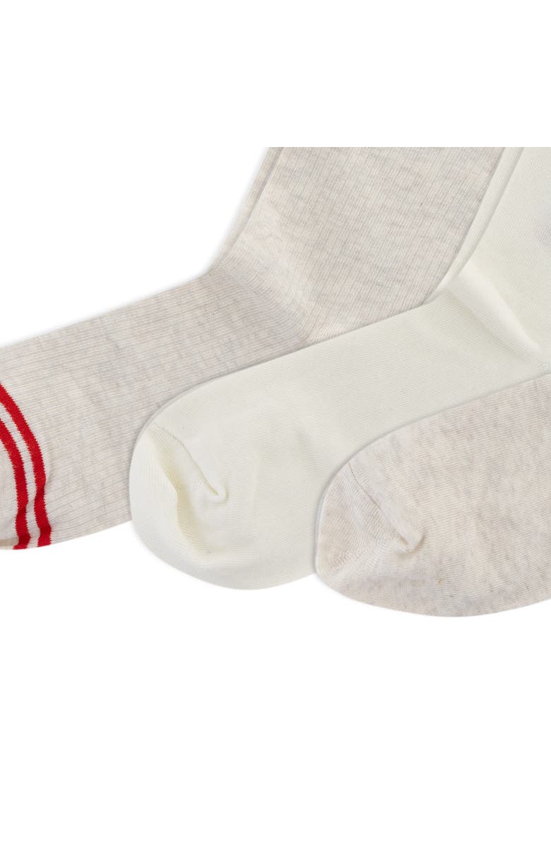 Polo Ralph Lauren Colorado Bear Assorted 3-Pack Cotton Blend Crew Socks, Alternate, color, Oatmeal