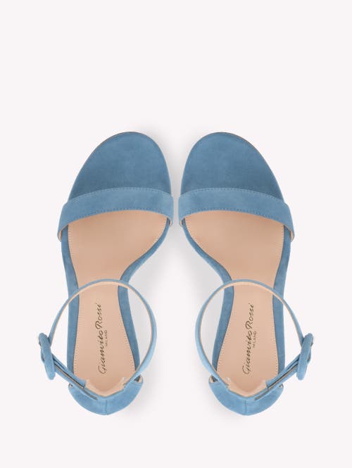 Gianvito Rossi Portofino High Heel Sandals Female Blue In Light Blue