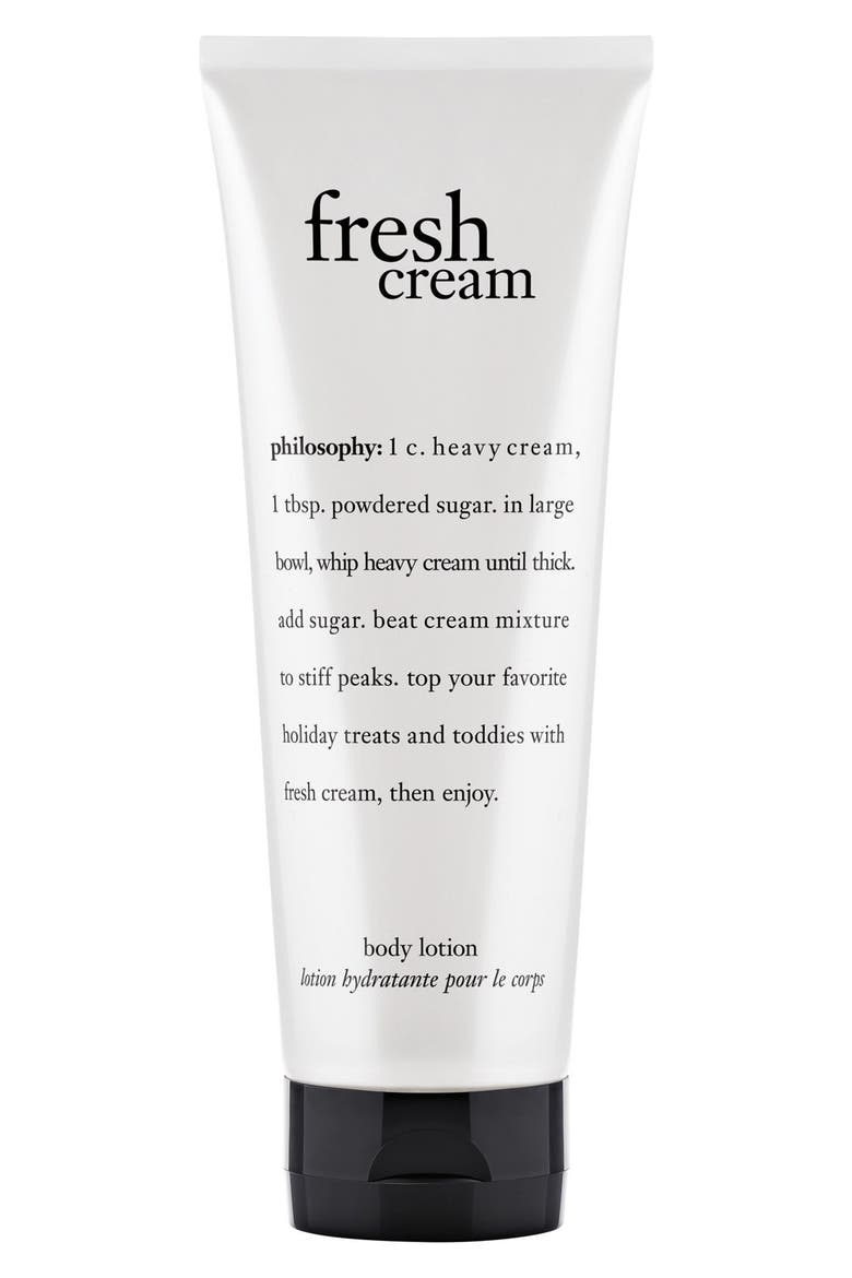 'fresh cream' lotion, Main, color, NO COLOR