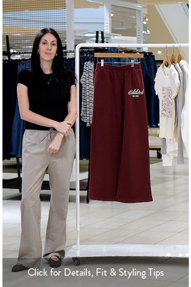Get Edikted Relaxed Fit Sweatpants video
