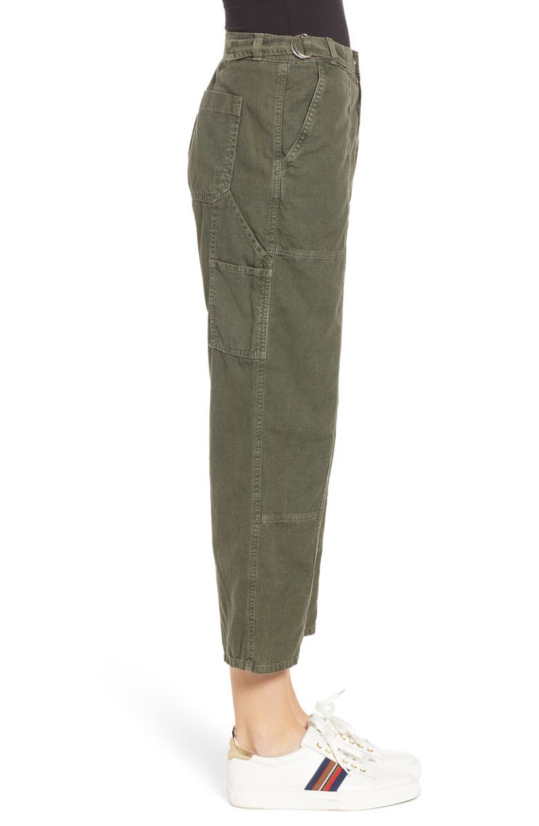 AG Noten High Waist Crop Cargo Pants, Alternate, color, 