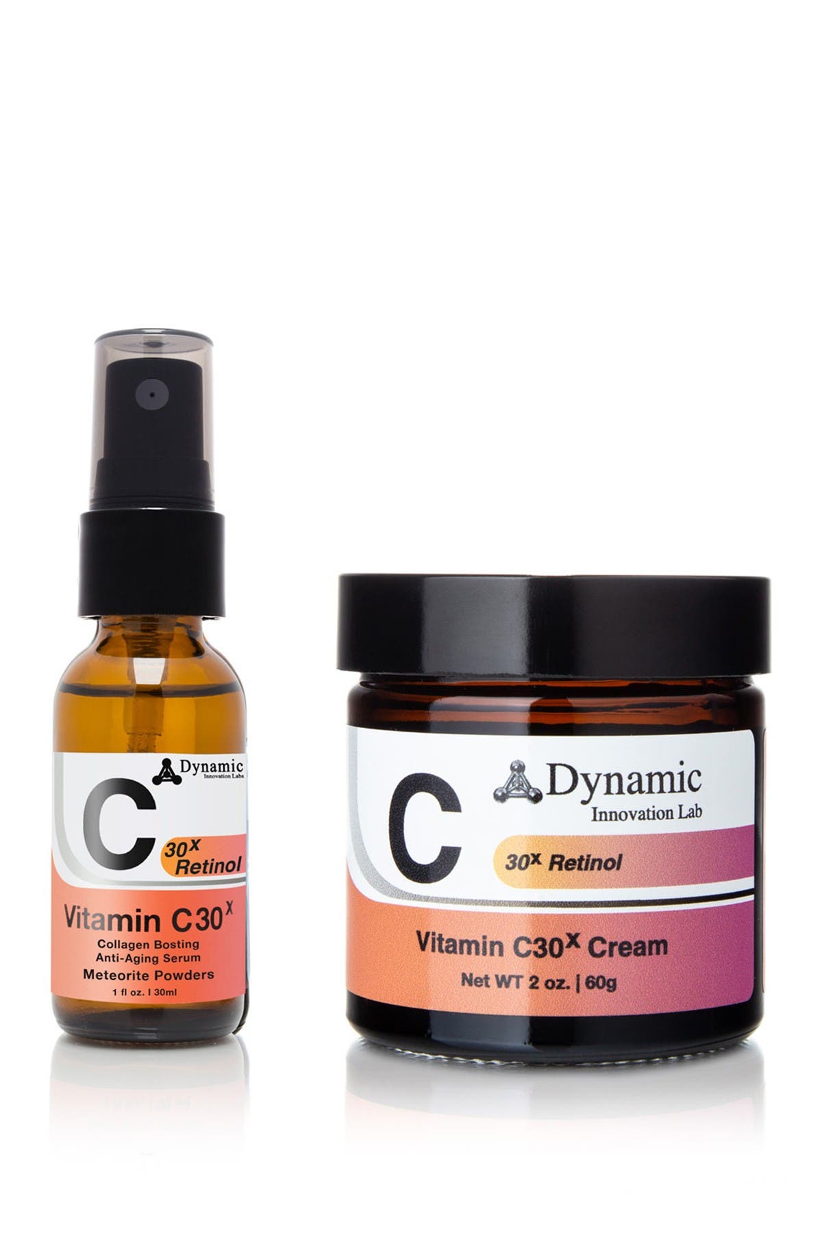 YUKA SKINCARE Vitamin C30X Hyaluronic Acid Cream + Serum Duo (Women ...