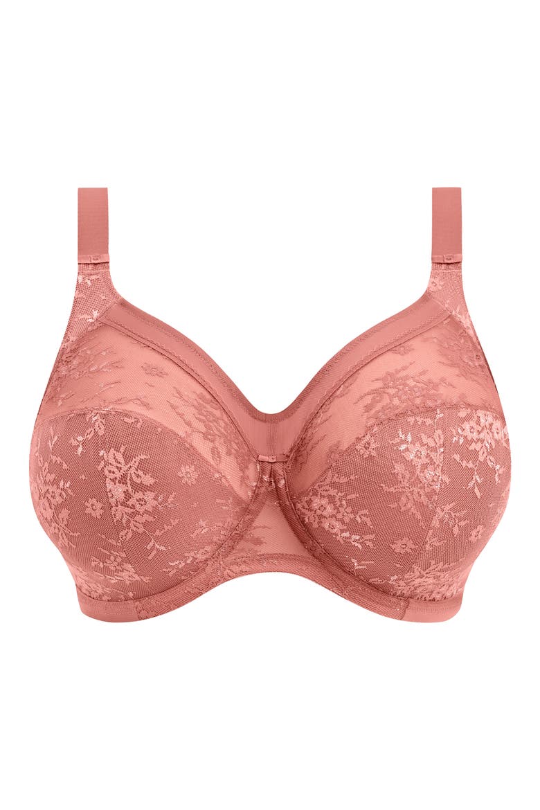 Verity Underwire Full Figure Bra, Alternate, color, ROSEWOOD