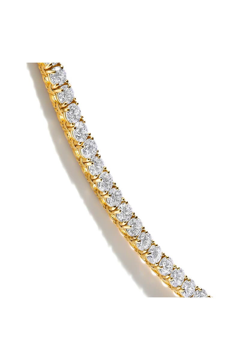 Haus of Brilliance 14K Yellow Gold 12.0 Cttw Lab Grown Diamond Tennis Necklace, Alternate, color, Yellow Gold