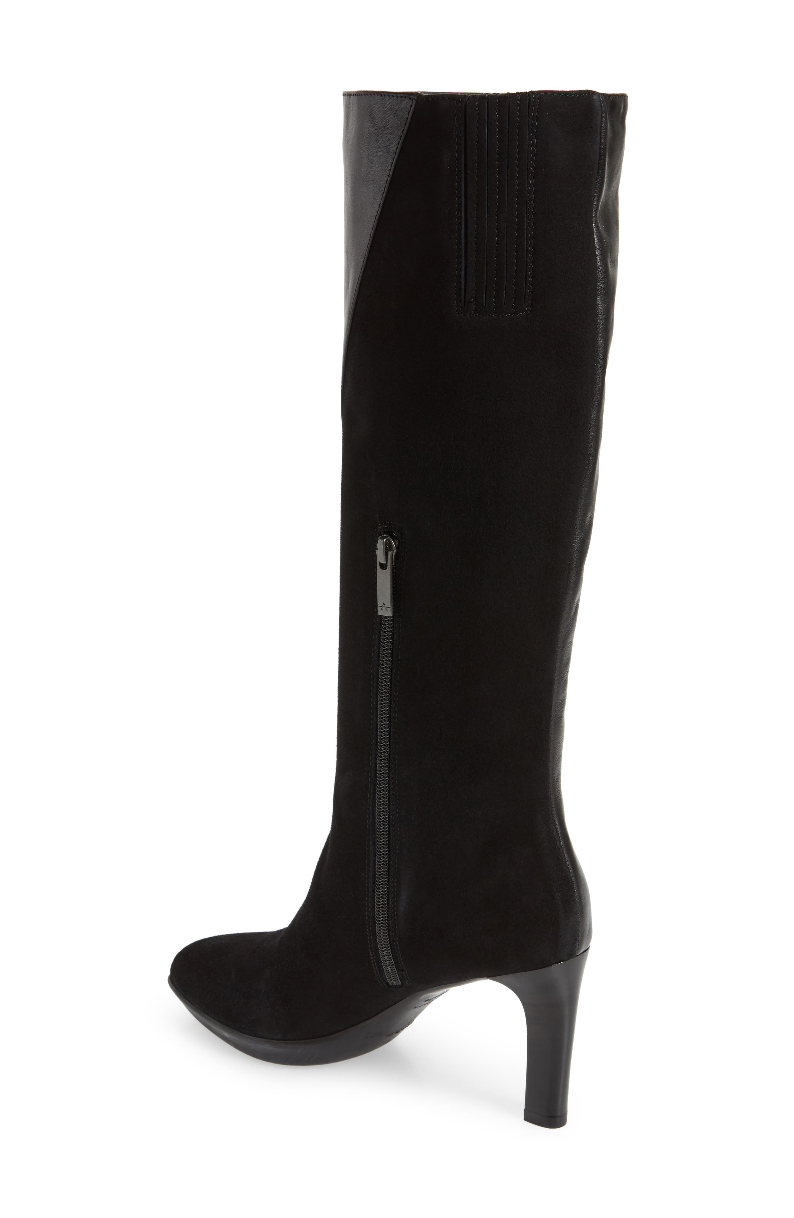 Aquatalia Rayne Water Resistant Knee High Boot, Alternate, color, 