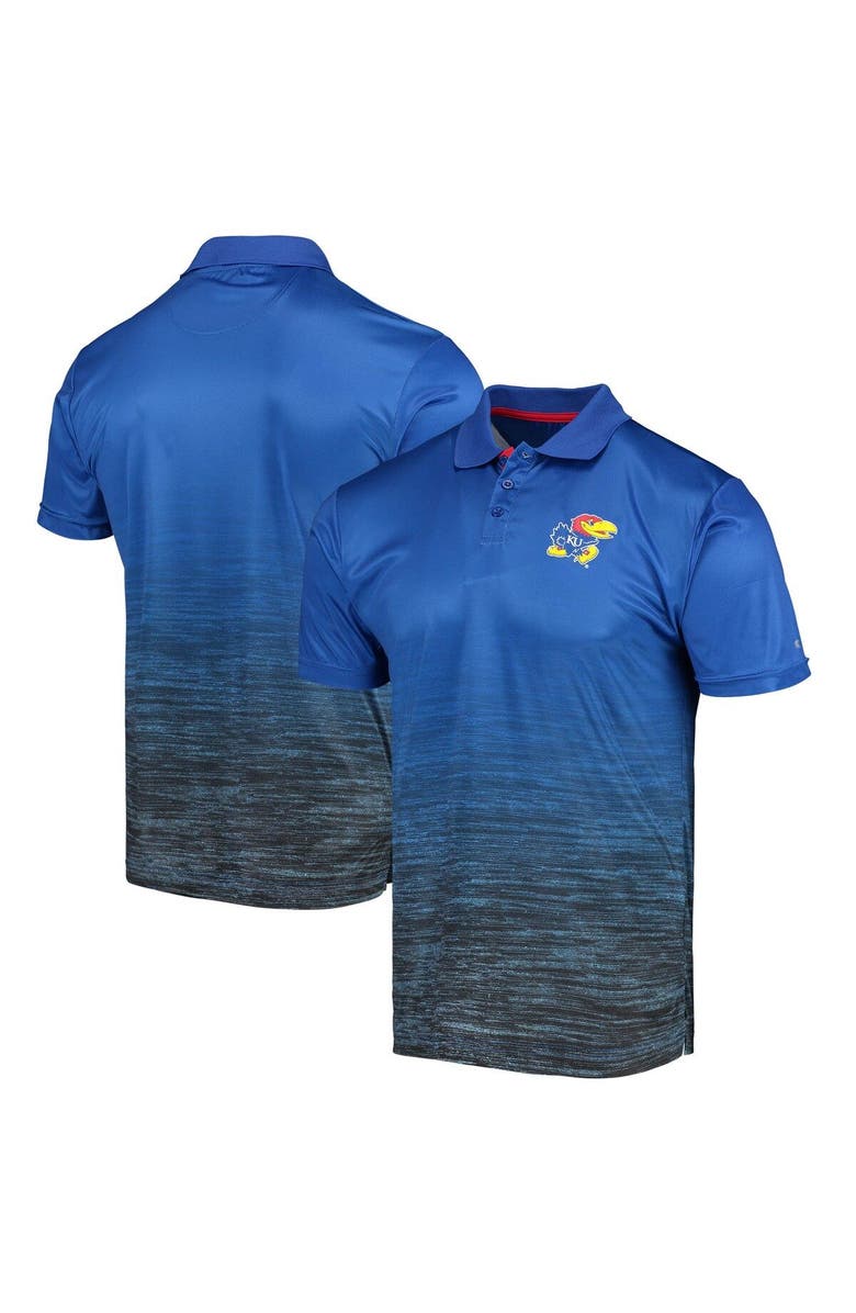 COLOSSEUM Men's Colosseum Royal Kansas Jayhawks Marshall Polo, Main, color, Royal