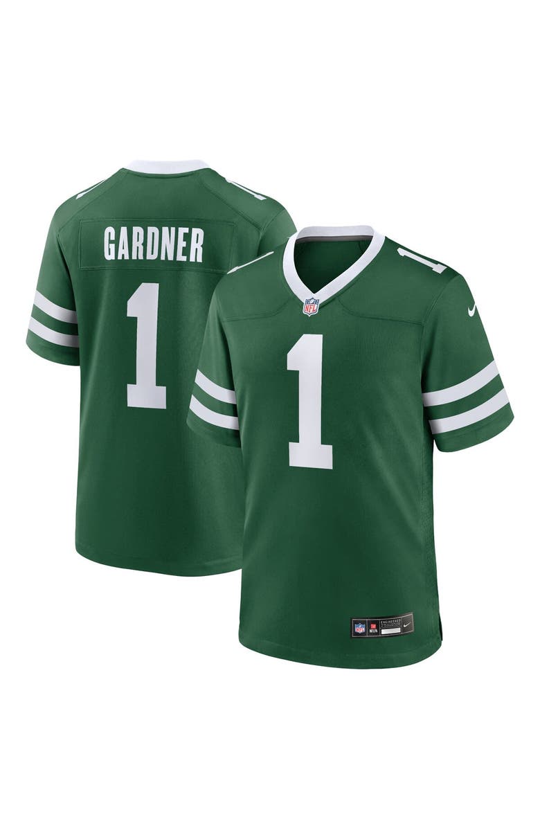 Nike Men's Nike Ahmad Sauce Gardner Legacy Green New York Jets Game Jersey, Main, color, Green