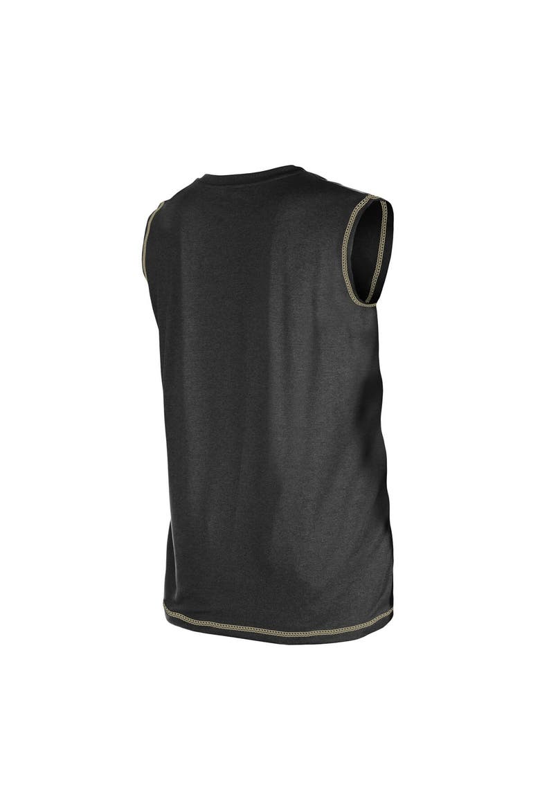 Men's New Era Black New Orleans Saints Tank Top, Alternate, color, Black