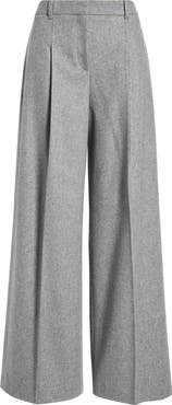 BOSS Tiana Pleat Wide Leg Pants