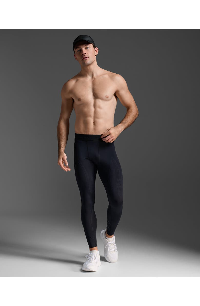 2XU Force Compression Tights, Main, color, Black/Nero