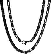 STEELTIME Men's Ion Plated Stainless Steel Chain Necklace