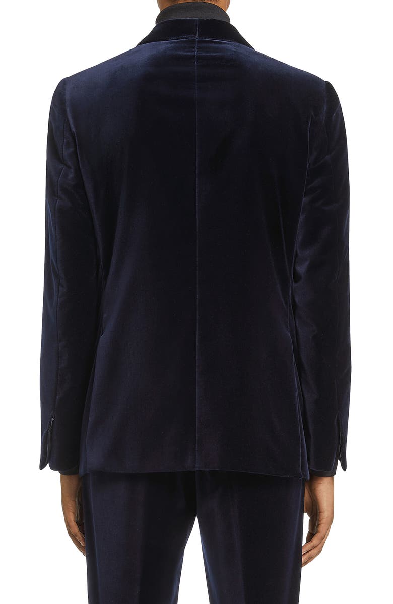 ZEGNA Shawl Collar Velveteen Dinner Jacket, Alternate, color, 