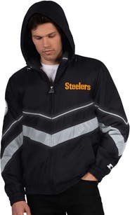 STARTER Men's Starter Black/Gold Pittsburgh Steelers Thursday Night Gridiron Full-Zip Jacket