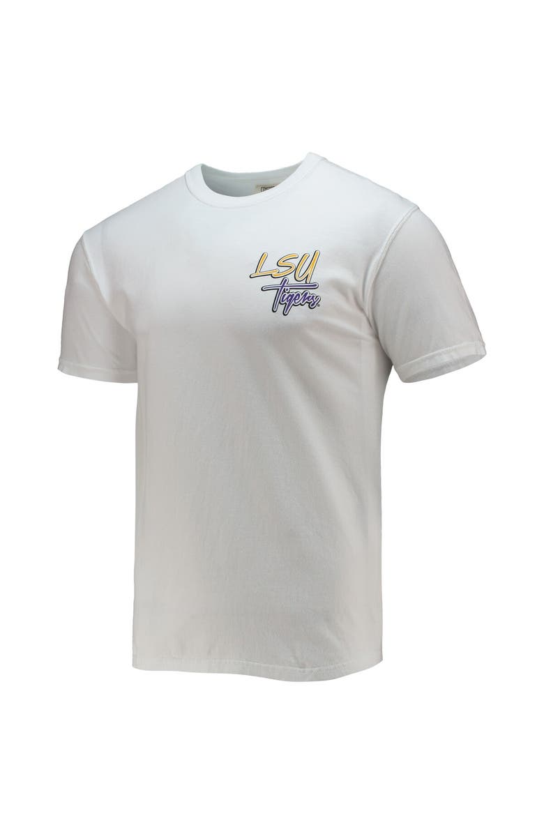 IMAGE ONE Men's White LSU Tigers Mascot Bandana T-Shirt, Alternate, color, 