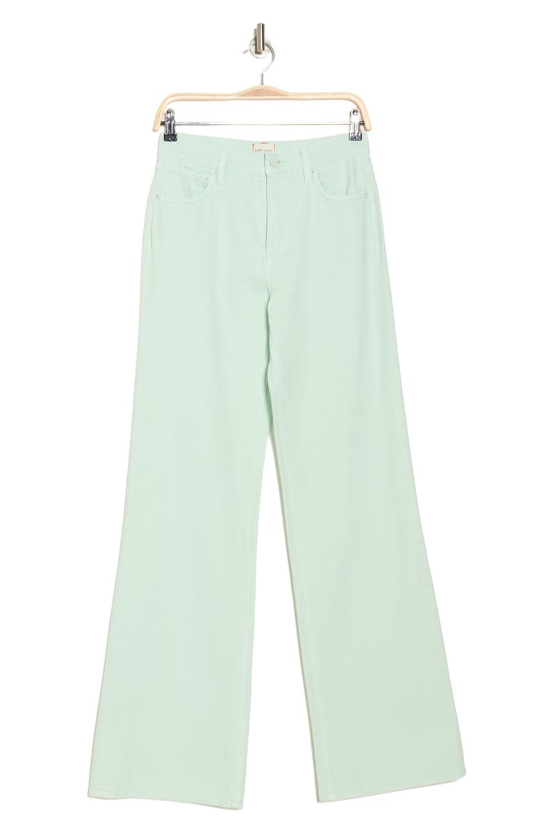 Alice + Olivia Weezy High Waist Wide Leg Jeans, Alternate, color,