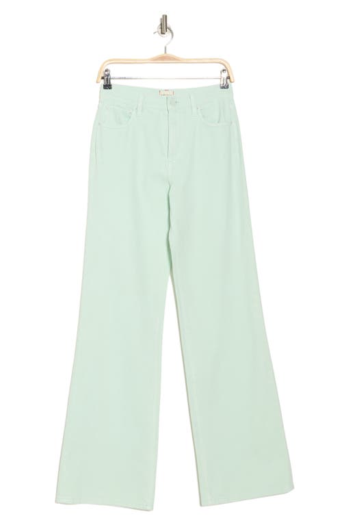 Alice And Olivia Alice + Olivia Weezy High Waist Wide Leg Jeans In Green